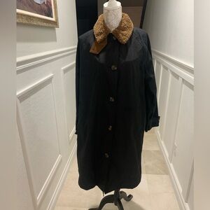 Barbour Malala Water Repellent Waxed Cotton Jacket Size 8 US